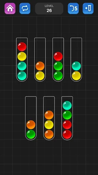 Скачать взлом Ball Sort Puzzle — Color Game  [МОД Menu] — стабильная версия apk на Андроид screen 1