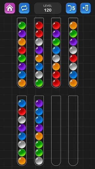 Скачать взлом Ball Sort Puzzle — Color Game  [МОД Menu] — стабильная версия apk на Андроид screen 2