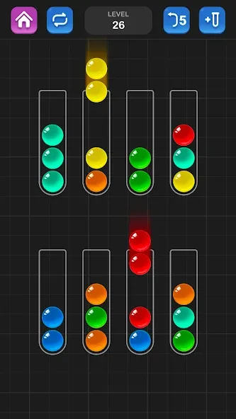 Скачать взлом Ball Sort Puzzle — Color Game  [МОД Menu] — стабильная версия apk на Андроид screen 3