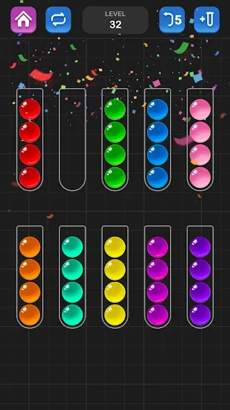 Скачать взлом Ball Sort Puzzle — Color Game  [МОД Menu] — стабильная версия apk на Андроид screen 5