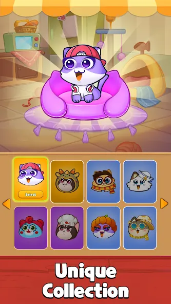 Скачать взломанную Cat Sort Puzzle: Cute Pet Game  [МОД Unlimited Money] — полная версия apk на Андроид screen 5