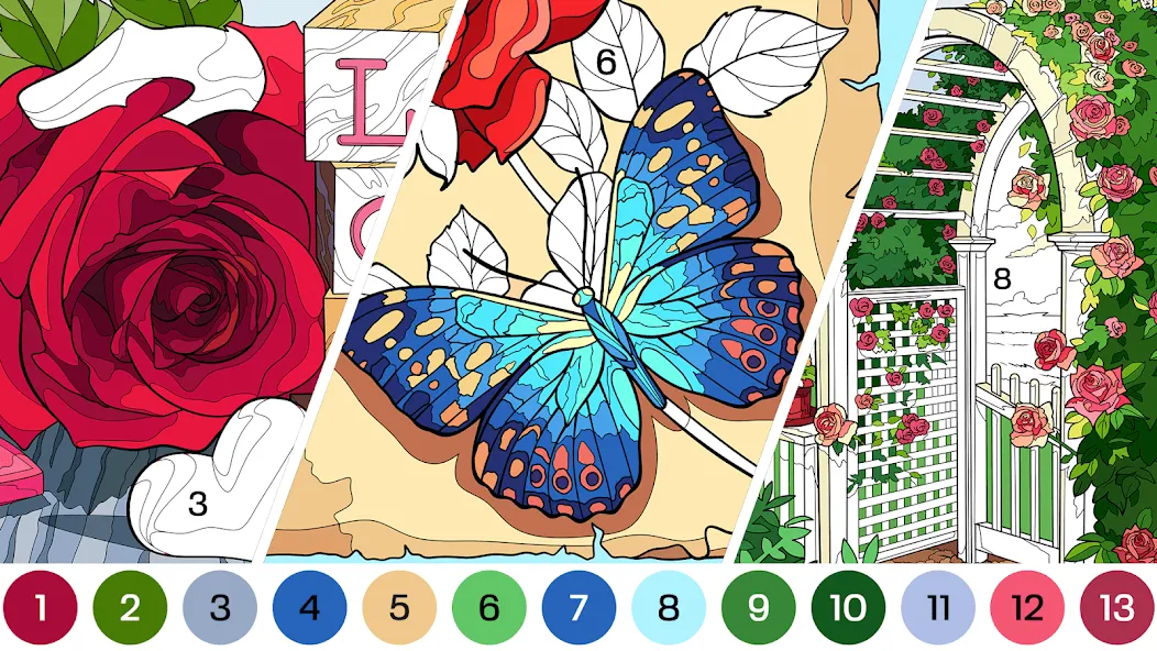Скачать взломанную Tap Color Pro: Color By Number (Тап Колор Про)  [МОД Меню] — стабильная версия apk на Андроид screen 2