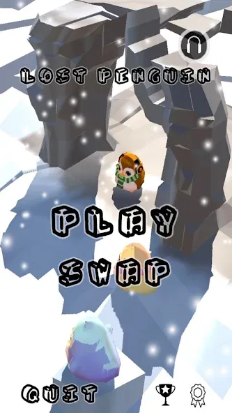 Скачать взломанную Lost Penguin — Endless Journey (Лост Пенгвин)  [МОД Menu] — стабильная версия apk на Андроид screen 2