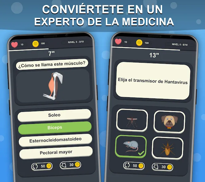 Взломанная Doctor Trivia — Quiz Medicina (Доктор Тривия)  [МОД Unlimited Money] — последняя версия apk на Андроид screen 1