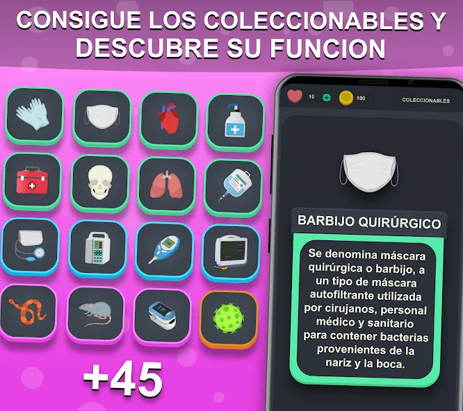 Взломанная Doctor Trivia — Quiz Medicina (Доктор Тривия)  [МОД Unlimited Money] — последняя версия apk на Андроид screen 3