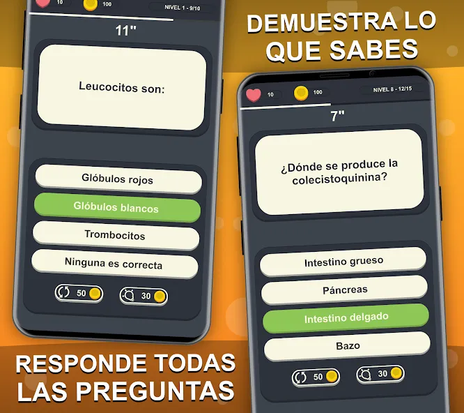 Взломанная Doctor Trivia — Quiz Medicina (Доктор Тривия)  [МОД Unlimited Money] — последняя версия apk на Андроид screen 4