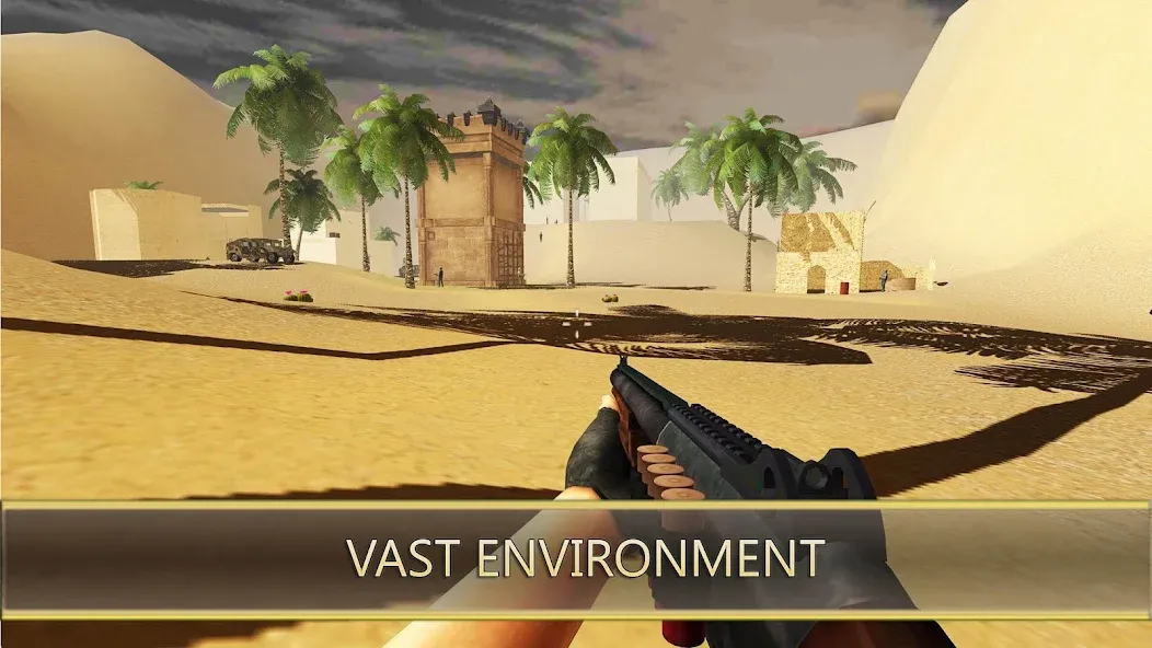 Скачать взлом Desert Hawks: Soldier War Game  [МОД Бесконечные монеты] — последняя версия apk на Андроид screen 5