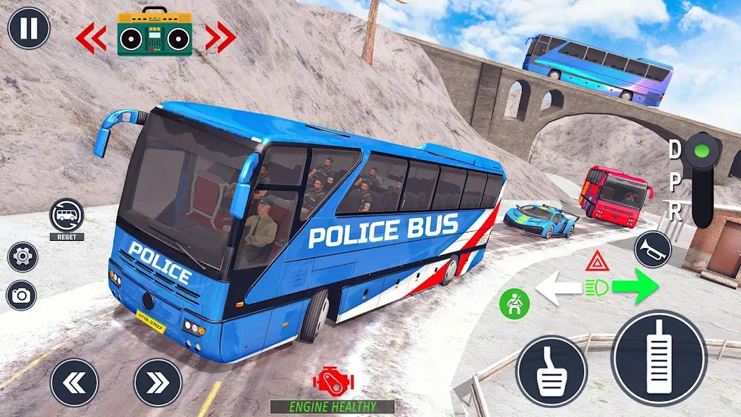Взлом Police Bus Simulator Bus Games  [МОД Unlimited Money] — стабильная версия apk на Андроид screen 5