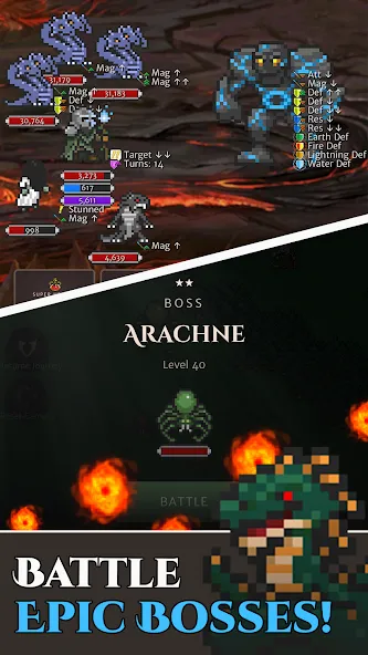 Скачать взлом Hero of Aethric | Classic RPG  [МОД Бесконечные деньги] — стабильная версия apk на Андроид screen 2