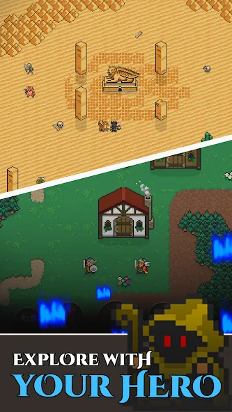 Скачать взлом Hero of Aethric | Classic RPG  [МОД Бесконечные деньги] — стабильная версия apk на Андроид screen 5