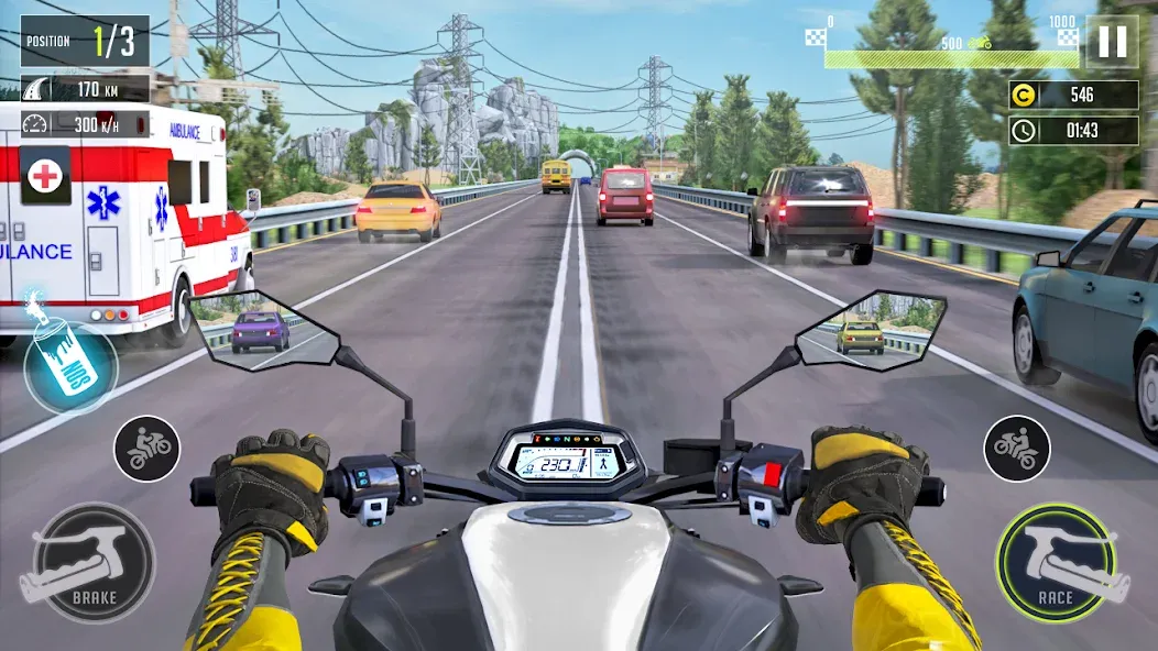 Скачать взлом 3d Bike Racing Bike Race Games  [МОД Все открыто] — стабильная версия apk на Андроид screen 1