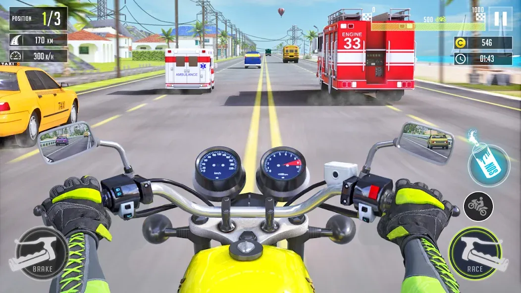 Скачать взлом 3d Bike Racing Bike Race Games  [МОД Все открыто] — стабильная версия apk на Андроид screen 2