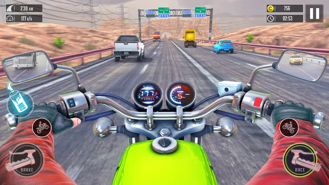 Скачать взлом 3d Bike Racing Bike Race Games  [МОД Все открыто] — стабильная версия apk на Андроид screen 3