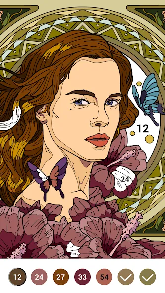 Взломанная Casual Color — Color by Number  [МОД Unlocked] — стабильная версия apk на Андроид screen 1