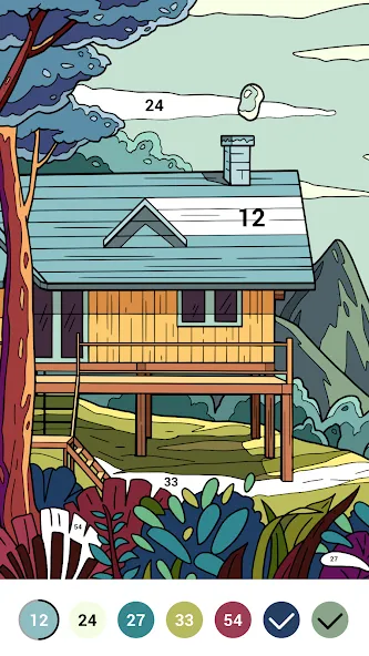 Взломанная Casual Color — Color by Number  [МОД Unlocked] — стабильная версия apk на Андроид screen 3