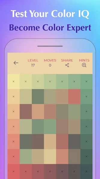 Скачать взломанную Color Puzzle:Offline Hue Games  [МОД Menu] — полная версия apk на Андроид screen 2