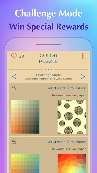 Скачать взломанную Color Puzzle:Offline Hue Games  [МОД Menu] — полная версия apk на Андроид screen 5