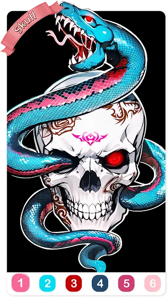 Взлом Tattoo Coloring games  [МОД Бесконечные монеты] — стабильная версия apk на Андроид screen 3