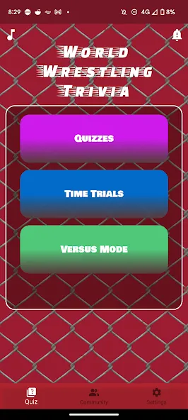 Скачать взлом World Wrestling Trivia (Уорлд Рестлинг Тривия)  [МОД Mega Pack] — полная версия apk на Андроид screen 1