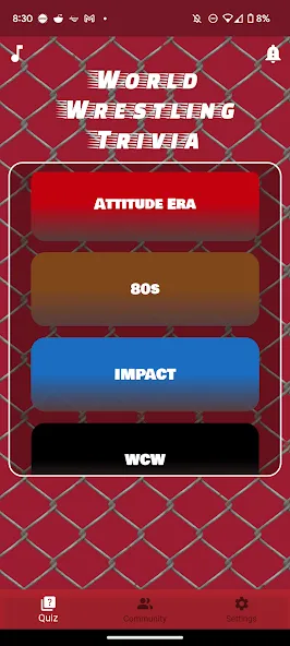 Скачать взлом World Wrestling Trivia (Уорлд Рестлинг Тривия)  [МОД Mega Pack] — полная версия apk на Андроид screen 2