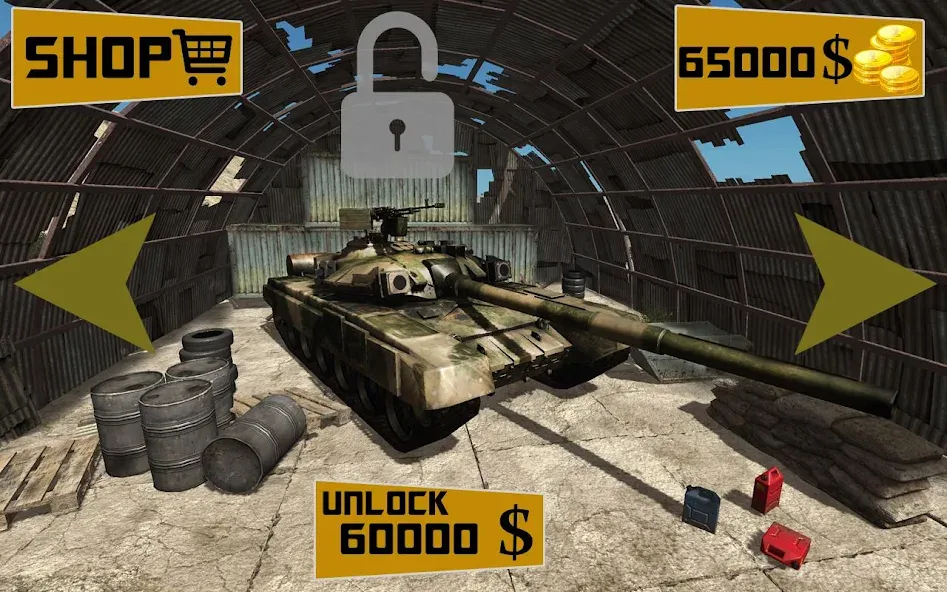 Скачать взломанную Real Tank Battle : War Machine (Реальное танковое сражение)  [МОД Бесконечные монеты] — последняя версия apk на Андроид screen 3