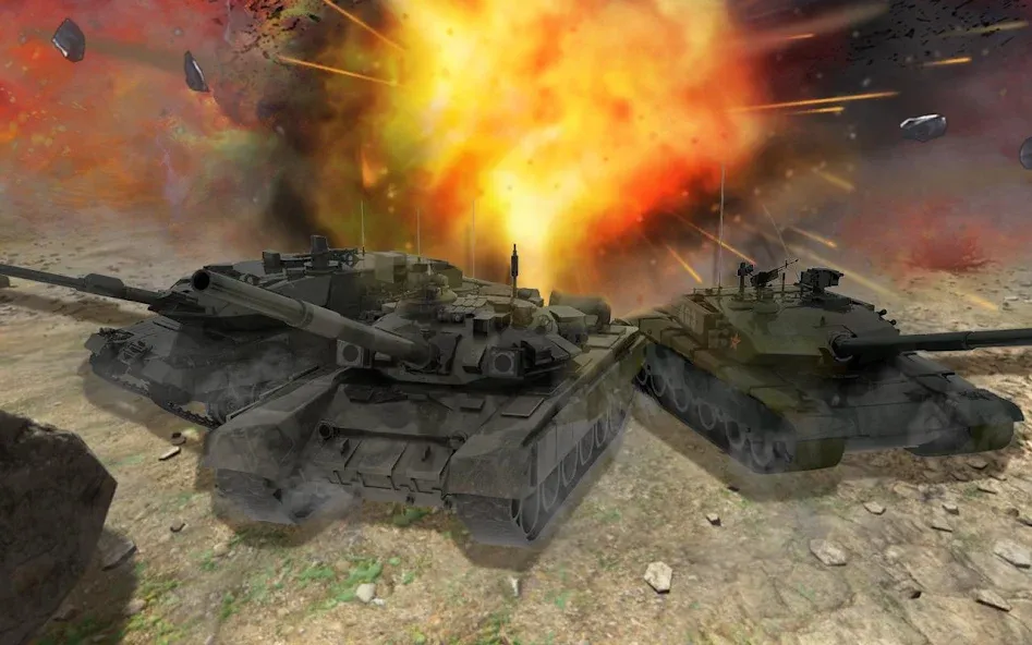 Скачать взломанную Real Tank Battle : War Machine (Реальное танковое сражение)  [МОД Бесконечные монеты] — последняя версия apk на Андроид screen 4
