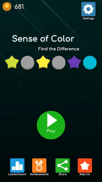 Взлом Sense of Color — Find the Diff  [МОД Mega Pack] — полная версия apk на Андроид screen 1