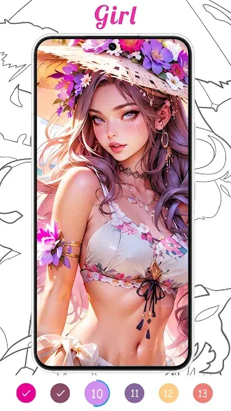 Взлом Coloring Games-Color By Number  [МОД Много монет] — последняя версия apk на Андроид screen 3