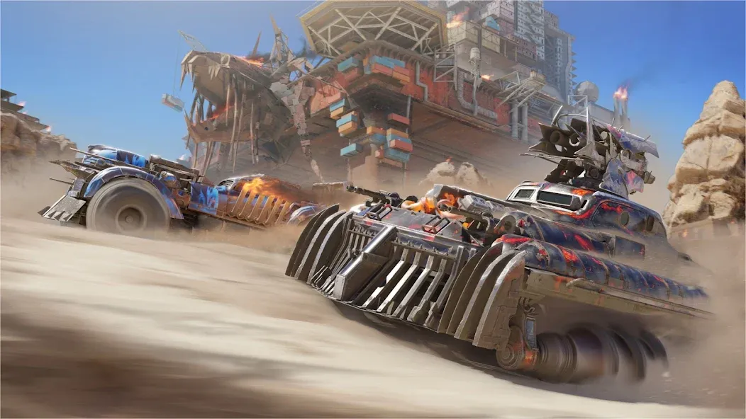Взломанная Crossout Mobile — PvP Action (Кроссаут Мобайл)  [МОД Unlocked] — стабильная версия apk на Андроид screen 1