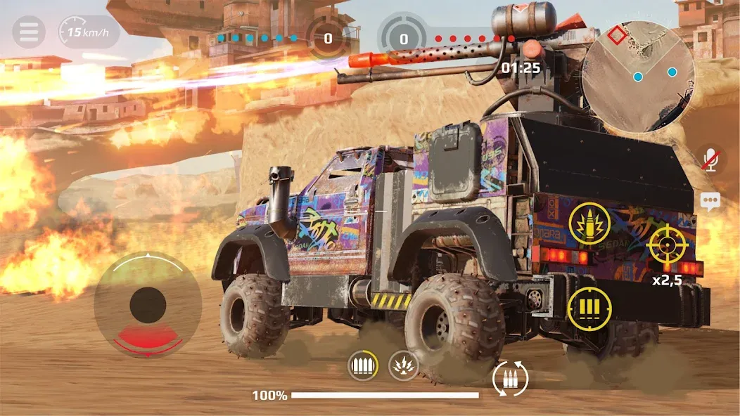 Взломанная Crossout Mobile — PvP Action (Кроссаут Мобайл)  [МОД Unlocked] — стабильная версия apk на Андроид screen 2