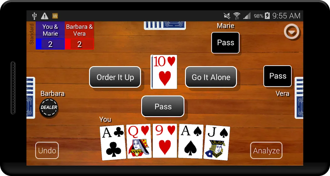 Скачать взломанную Euchre Card Classic (Юкер Кард Классик)  [МОД Бесконечные деньги] — стабильная версия apk на Андроид screen 1