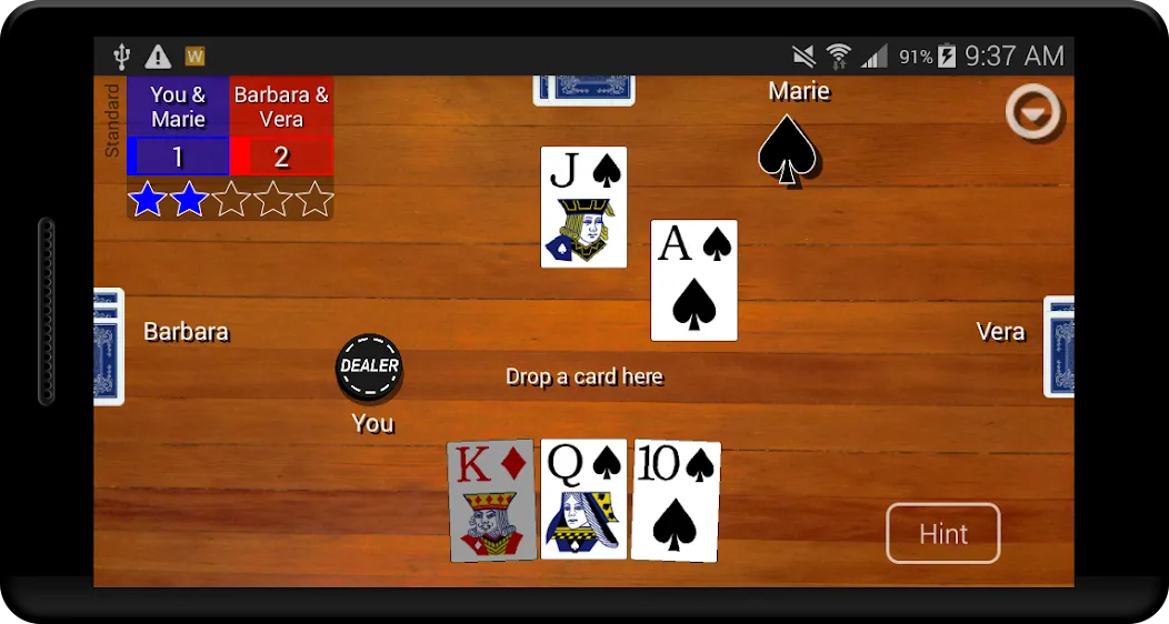 Скачать взломанную Euchre Card Classic (Юкер Кард Классик)  [МОД Бесконечные деньги] — стабильная версия apk на Андроид screen 2
