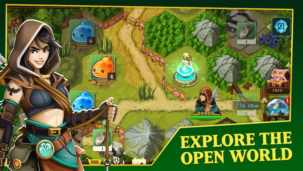 Взломанная Hero Legacy: Adventure RPG (Хиро Легаси)  [МОД Mega Pack] — стабильная версия apk на Андроид screen 1