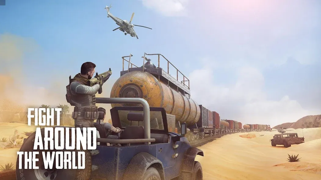 Взломанная Cover Fire: Offline Shooting (Кавер Фаер)  [МОД Бесконечные монеты] — полная версия apk на Андроид screen 2