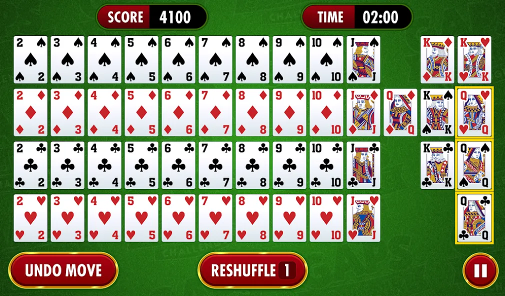 Взломанная Gaps Solitaire Challenge (Гапс Солитер Челлендж)  [МОД Бесконечные деньги] — последняя версия apk на Андроид screen 2