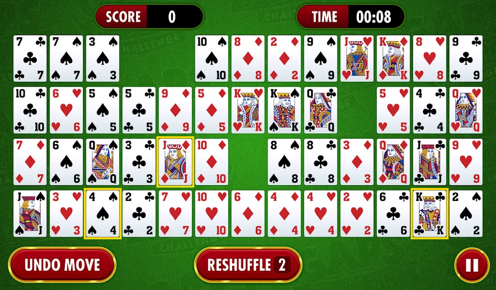 Взломанная Gaps Solitaire Challenge (Гапс Солитер Челлендж)  [МОД Бесконечные деньги] — последняя версия apk на Андроид screen 4