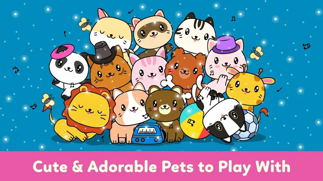 Взломанная Tizi Town — My Pet Daycare  [МОД Бесконечные монеты] — полная версия apk на Андроид screen 1