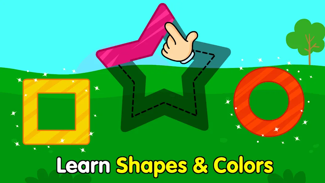 Скачать взломанную Shapes & Colors Games for Kids  [МОД Menu] — последняя версия apk на Андроид screen 1