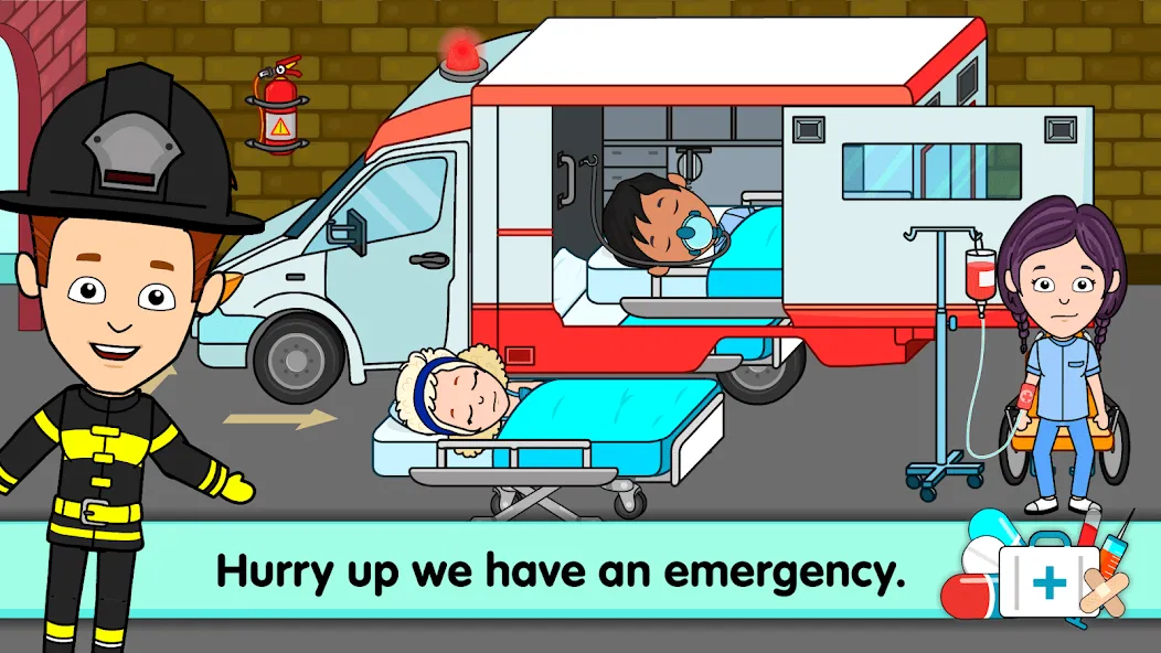 Скачать взломанную My Hospital Town Doctor Games  [МОД Бесконечные монеты] — последняя версия apk на Андроид screen 1