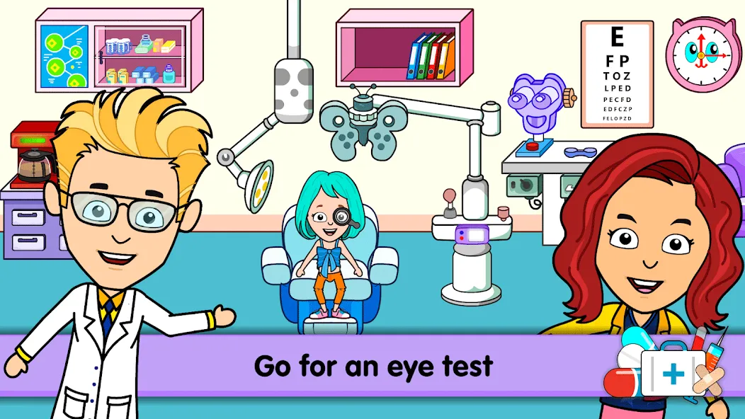 Скачать взломанную My Hospital Town Doctor Games  [МОД Бесконечные монеты] — последняя версия apk на Андроид screen 4