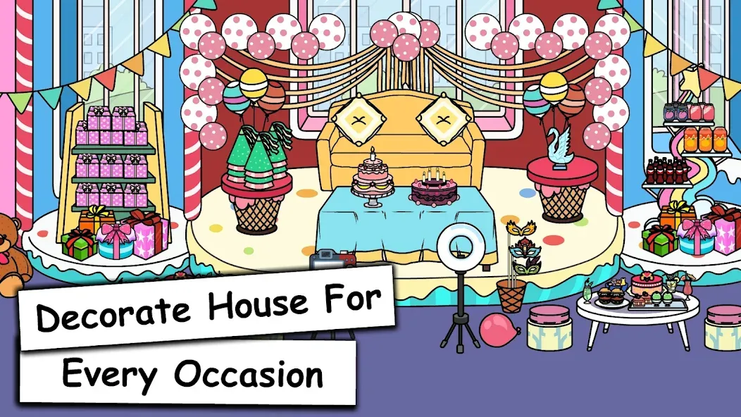 Скачать взлом Tizi Town: My Princess Games  [МОД Бесконечные деньги] — полная версия apk на Андроид screen 5