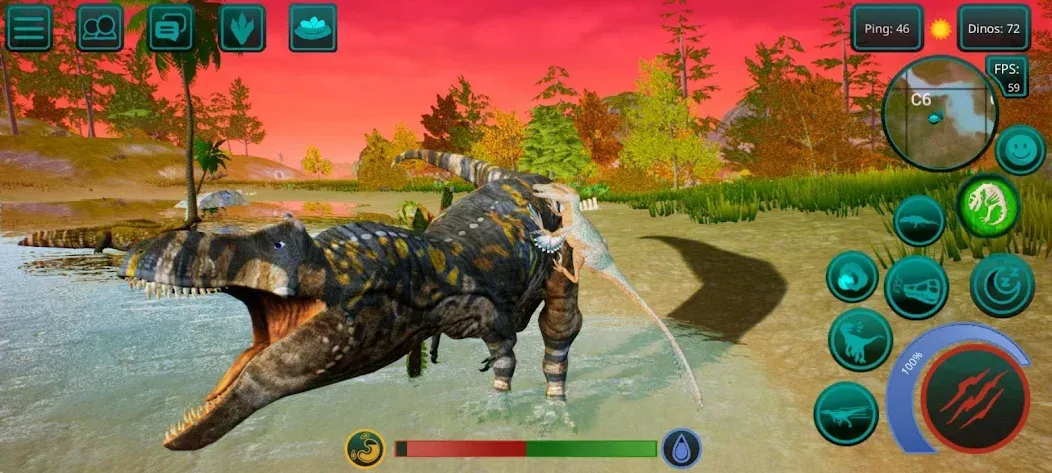 Скачать взломанную The Cursed Dinosaur Isle: Game  [МОД Много денег] — полная версия apk на Андроид screen 1
