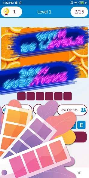 Взломанная Guess the color game  [МОД Бесконечные монеты] — полная версия apk на Андроид screen 3