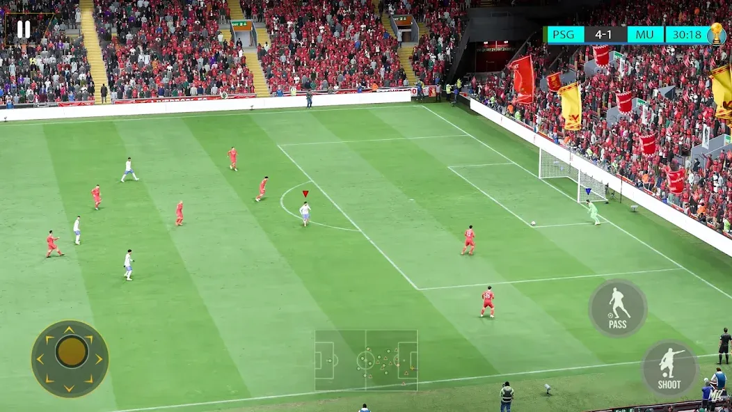 Взломанная World football 2024 offline  [МОД Все открыто] — полная версия apk на Андроид screen 1