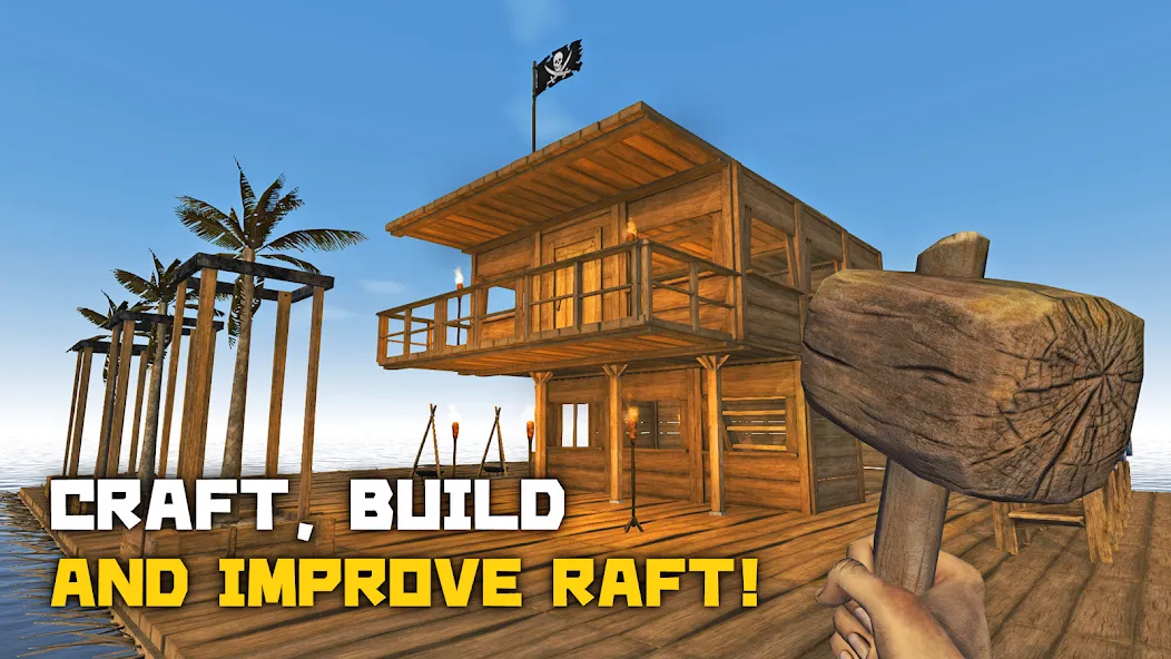 Взломанная Survival & Craft: Multiplayer  [МОД Menu] — стабильная версия apk на Андроид screen 1