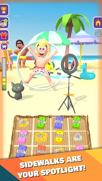 Взломанная Street Life: Merge Tap Clicker (Беггинг Лайф)  [МОД Unlimited Money] — стабильная версия apk на Андроид screen 5