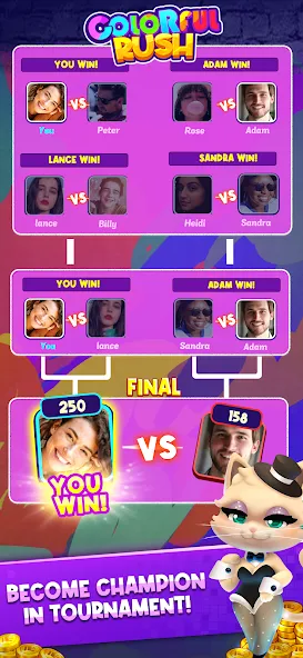 Скачать взлом Match Club : PvP Match3 (Матч Клуб)  [МОД Бесконечные монеты] — последняя версия apk на Андроид screen 1