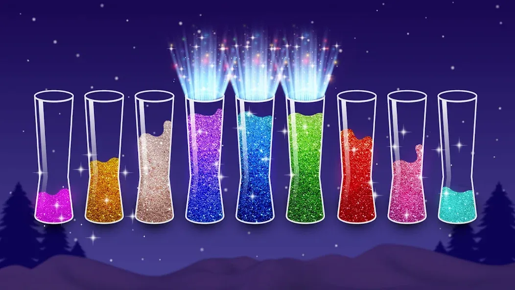 Взлом Color Water Sort Wooden Puzzle (Цвет воды Сорт Вуди Пазл)  [МОД Меню] — полная версия apk на Андроид screen 2
