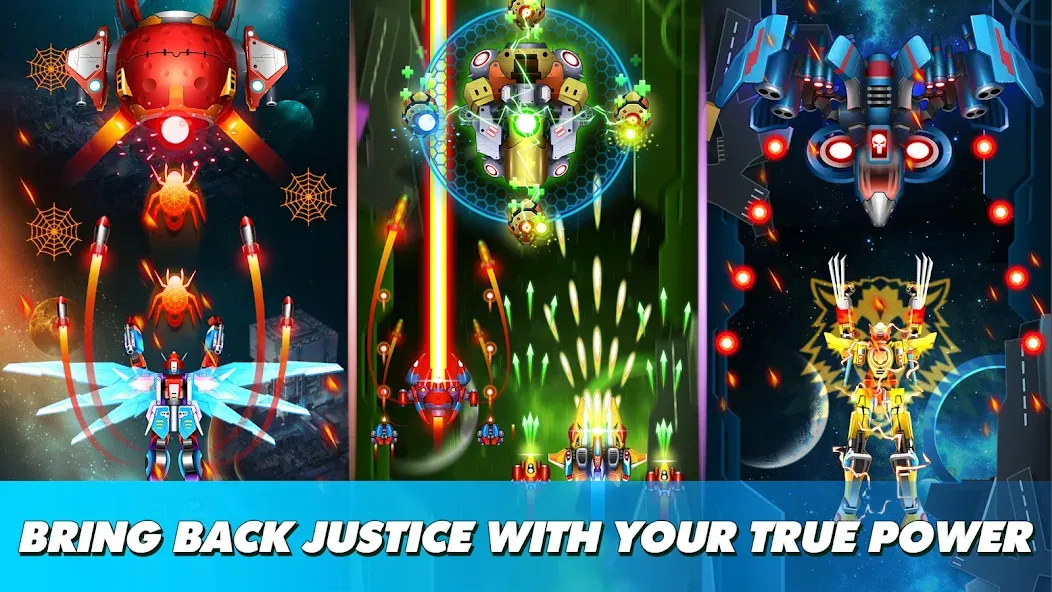 Взлом Thunder Fighter Superhero (Сандер Файтер)  [МОД Unlimited Money] — полная версия apk на Андроид screen 5