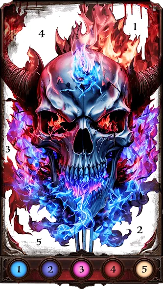 Взлом Dark, Horror Color by Number  [МОД Много монет] — стабильная версия apk на Андроид screen 2